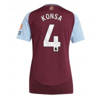 Aston Villa Ezri Konsa #4 Hjemmedrakt Dame 2024-25 Kortermet